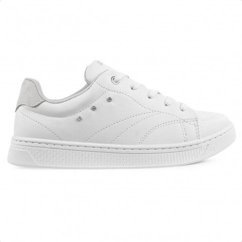 Tenis Ramarim Casual Feminina Branco / Cinza