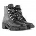 Bota Coturno Ramarim Feminina Preto / Prata