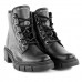 Bota Coturno Ramarim Tratorada Feminina Preto / Preto