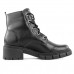 Bota Coturno Ramarim Tratorada Feminina Preto / Preto