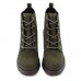 Bota Ramarim Tratorada Cano Médio Feminino Verde Militar / Marrom