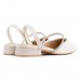 Sapato Ramarim Slingback Feminino Off White