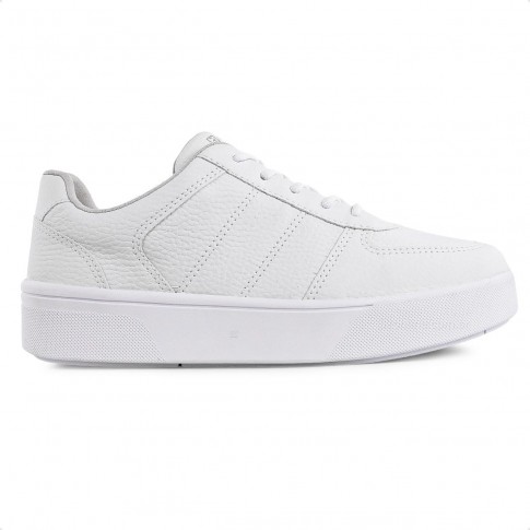 Tênis Ramarim Casual Cadarço Feminino Branco / Branco