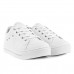 Tenis Ramarim Casual Cadarço Feminino Branco / Cinza