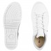 Tenis Ramarim Casual Cadarço Feminino Branco e Dourado