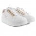 Tênis Ramarim Casual Cadarço Feminino Branco /Dourado