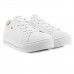 Tenis Ramarim Casual Cadarço Feminino Branco / Prataa