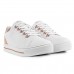 Tenis Ramarim Casual Cadarço Feminino Branco / Rosê