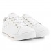 Tenis Ramarim Casual Cadarço Feminino Branco / Rosê