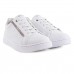 Tenis Ramarim Casual Strass Feminino Branco / Cinza