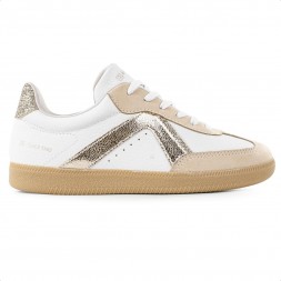 Tênis Ramarim Since Casual Feminino Branco / Dourado