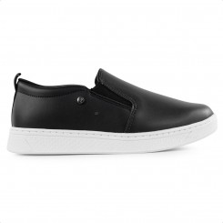 Tênis Ramarim Slip On Calce Fácil Feminino Preto / Branco