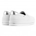 Tenis Ramarim Slip On Casual Feminino Branco / Prata