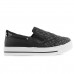 Tenis Ramarim Slip On Casual Feminino Preto / Branco