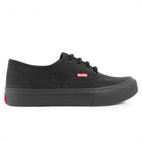 Tênis Redley Originals Monocromo Unissex Preto / Preto