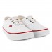 Tênis Redley Originals Unissex Branco / Vermelho