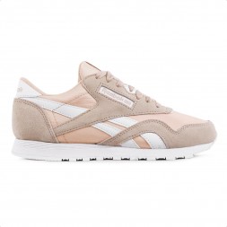 Tênis Reebok Classic Nylon Feminino Rosa / Branco