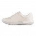 Tênis Casual Usaflex Cadarço Elastico  Feminino Off White / Bege