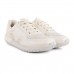 Tênis Casual Usaflex Cadarço Elastico  Feminino Off White / Bege