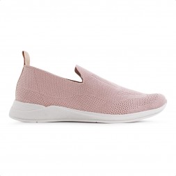 Tênis Casual Usaflex Tricot Feminino Rosa / Rose