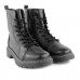 Bota Coturno Usaflex Salto Plataforma Feminino Preto / Preto