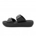 Chinelo Slide Usaflex Plataforma Fivela Preto