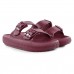 Chinelo Slide Usaflex Poofy Plataforma Feminino Bordô