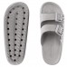 Chinelo Slide Usaflex Poofy Plataforma Feminino Cinza