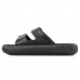 Chinelo Slide Usaflex Poofy Plataforma Feminino Preto / Preto