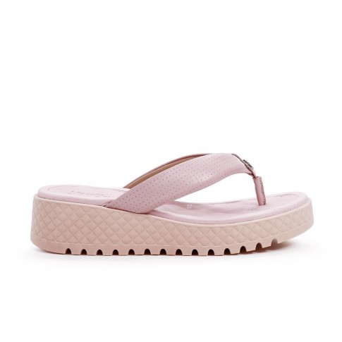 Chinelo Usaflex Plataforma Rosa