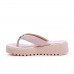 Chinelo Usaflex Plataforma Rosa