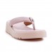 Chinelo Usaflex Plataforma Rosa