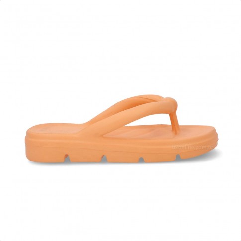 Chinelo Usaflex Poofy Plataforma Eva Laranja