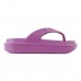 Chinelo Usaflex Poofy Salto Plataforma Feminino Roxo