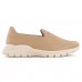 Tênis Usaflex Básico Slip On Feminino Marrom / Nude