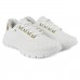 Tênis Usaflex Casual Feminino Branco / Dourado