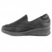 Tênis Usaflex Slip On Elastano Feminino Preto / Preto