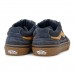 Tênis Vans Suede Caldrone Infantil Marinho / Laranja