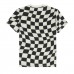 Camiseta Vans Warped 66 Checkerboard Unissex Preto / Branco