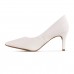 Scarpin Via Uno Bico Fino Feminino Off White