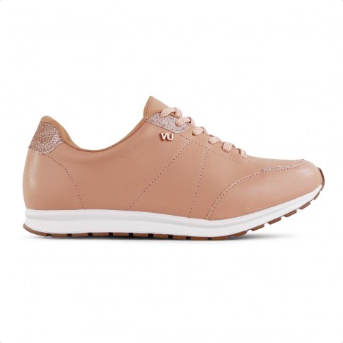 Tênis Via Uno Casual Feminino Nude / Nude