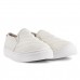 Tênis Via Uno Moda Slip On Feminino Off White / Branco