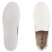 Tênis Via Uno Moda Slip On Feminino Off White / Branco