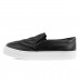 Tênis Via Uno Moda Slip On Feminino Preto / Branco