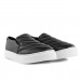 Tênis Via Uno Moda Slip On Feminino Preto / Branco